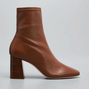 Loeffler Randall Elise Smooth Leather Booties